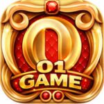 01 Game golden logo icon for online gaming app download and play guide